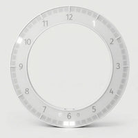 Moderne Ring-Wanduhr - ChronaLoop