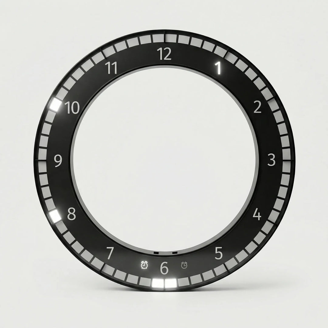 Moderne Ring-Wanduhr - ChronaLoop
