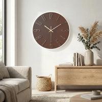 Moderne Runde Wanduhr - LuminoraClock