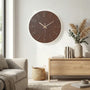 Moderne Runde Wanduhr - LuminoraClock
