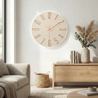 Moderne Runde Wanduhr - LuminoraClock