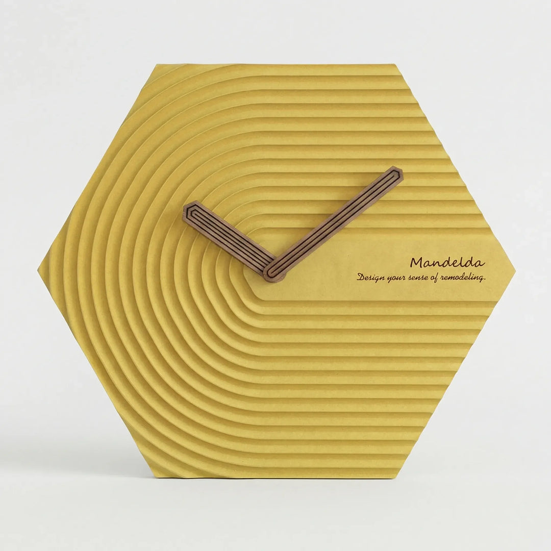 Moderne Sechseckige Wanduhr - HexaPulse