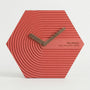 Moderne Sechseckige Wanduhr - HexaPulse