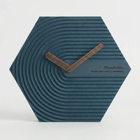 Moderne Sechseckige Wanduhr - HexaPulse
