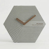 Moderne Sechseckige Wanduhr - HexaPulse
