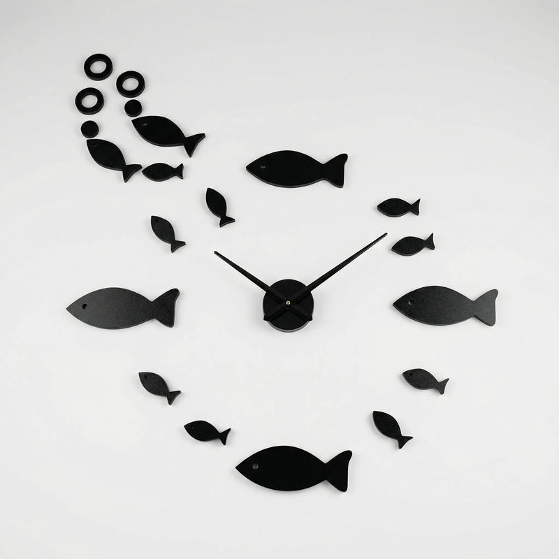 Moderne Spiegel-Wanduhr - Miraflow