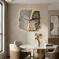 Moderne Wanduhr Mit 3D-Relief - Sandrelle