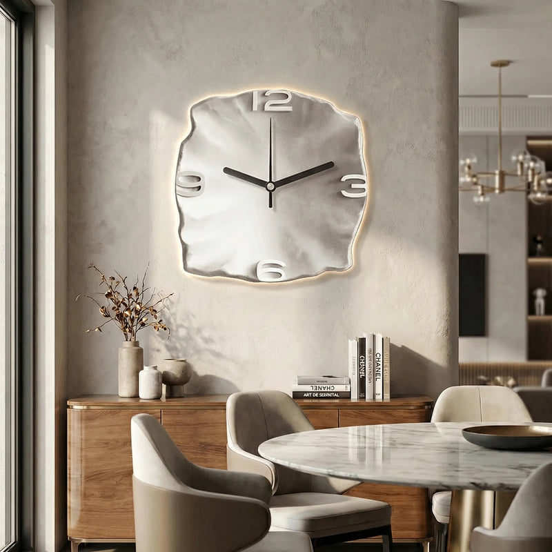 Moderne Wanduhr Mit 3D-Relief - Sandrelle