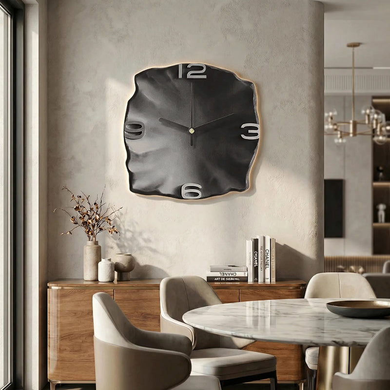 Moderne Wanduhr Mit 3D-Relief - Sandrelle