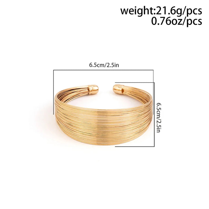 Modischer Manschettenarmreif - EleganceCuff