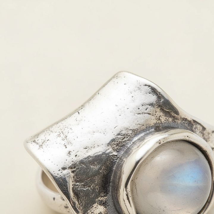 Mondsteinring Aus Silber - Silverspark