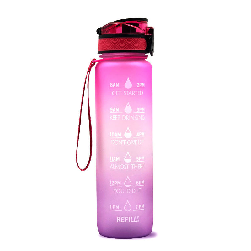 Wasserflasche mit Zeitmarkierungen – HydraHero