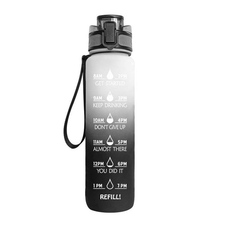 Wasserflasche mit Zeitmarkierungen – HydraHero