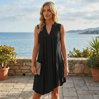 Mouwloze Zomerjurk Met V-Hals - Sherri