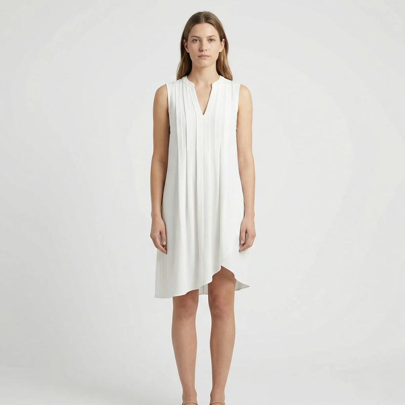 Mouwloze Zomerjurk Met V-Hals - Sherri