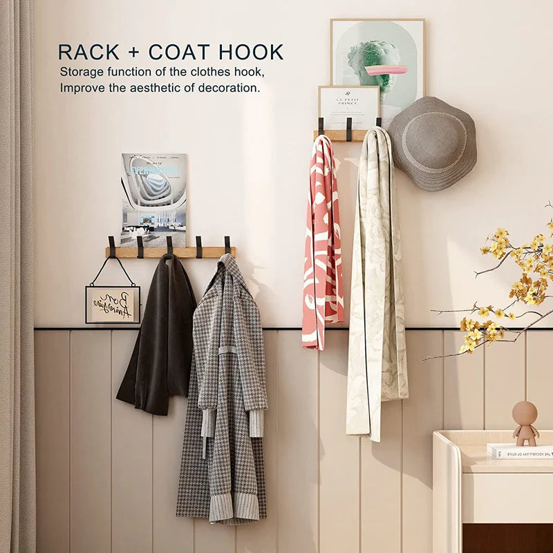 Wandgarderobe mit beweglichen Haken – Nordhook