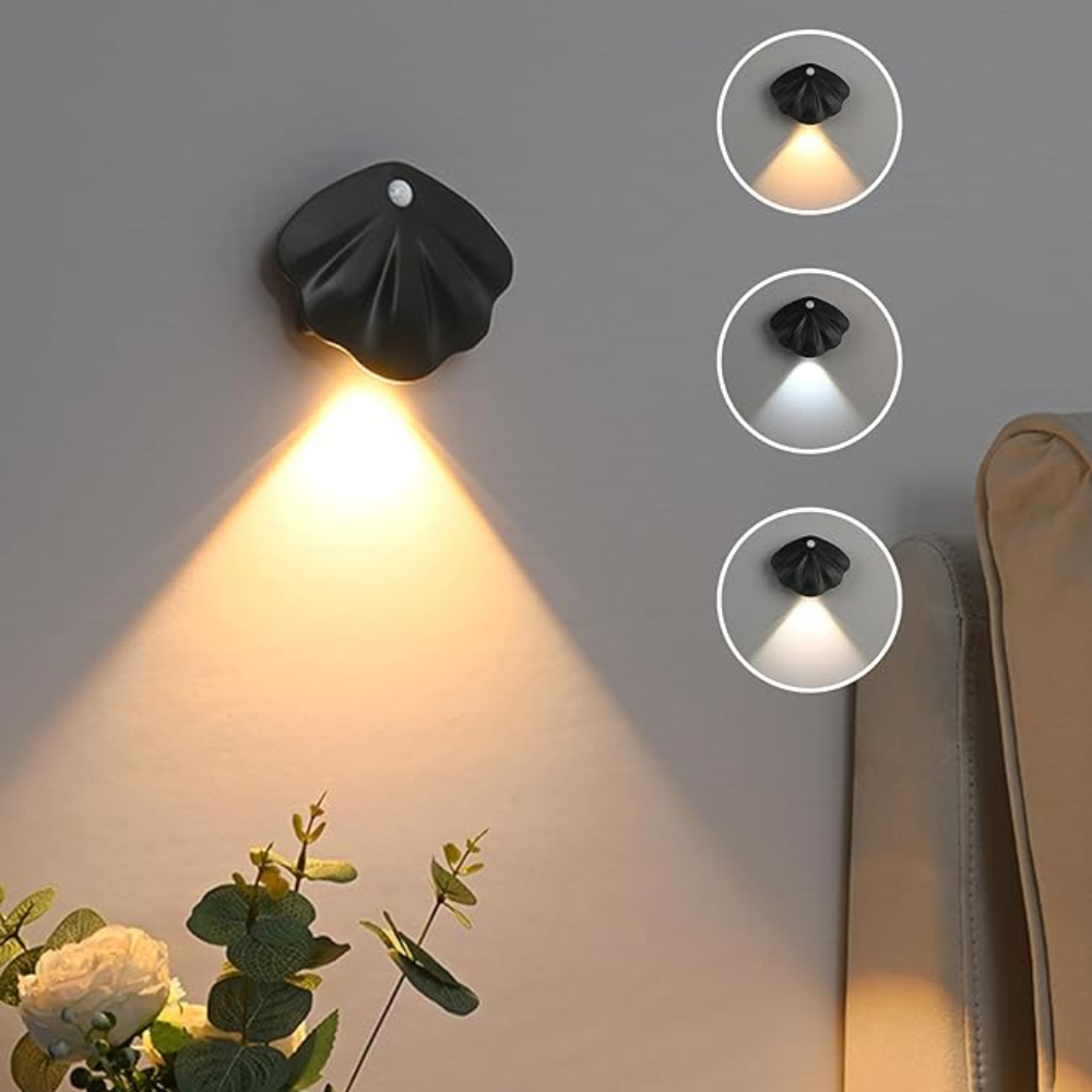 Schlaue Muschel Bewegungsmelder Lampe - LumiMotion