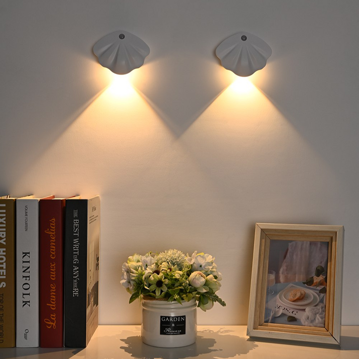 Schlaue Muschel Bewegungsmelder Lampe - LumiMotion
