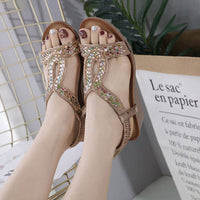 Luxus Damen Sandalen mit Keilabsatz – Celeste