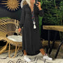 Trendy Denimkleid mit Knopfleiste und Taschen – Isaline