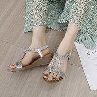 Luxus Damen Sandalen mit Keilabsatz – Celeste