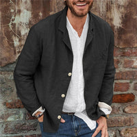 Legere Baumwoll-Leinen Herren-Jacke – Lennart
