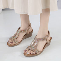 Luxus Damen Sandalen mit Keilabsatz – Celeste