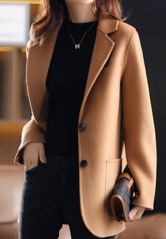 Damen Tweed Herbst- und Winterjacke – Aurelia