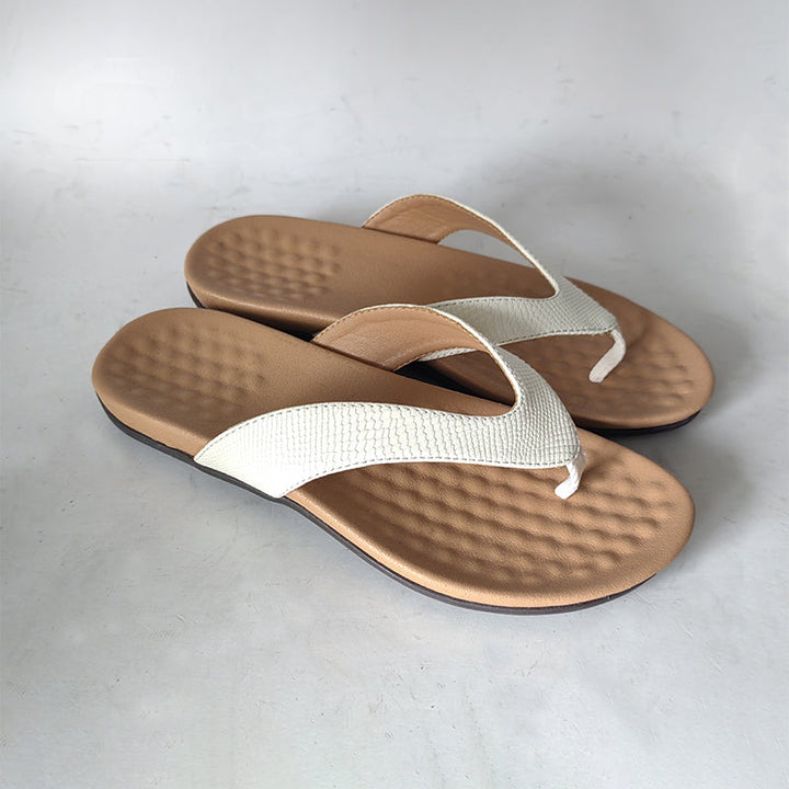 Ergonomische Luxus Damen Zehensandalen – Noa