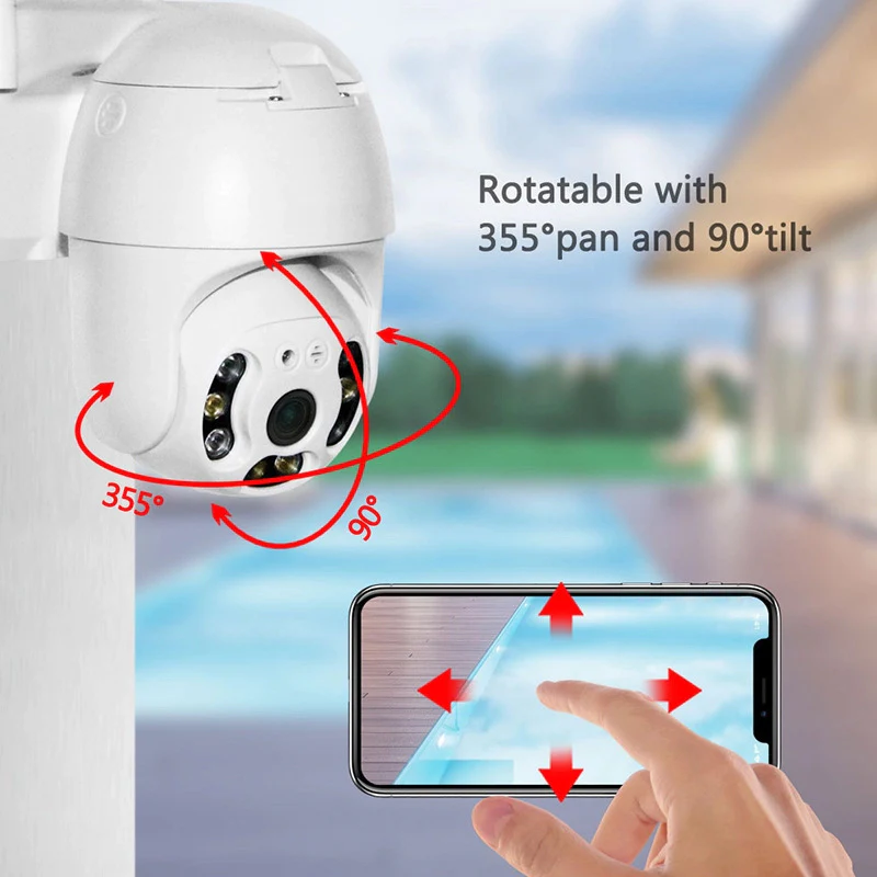 Set von 4 Smart WiFi Sicherheitskameras – SmartCam Set 4X