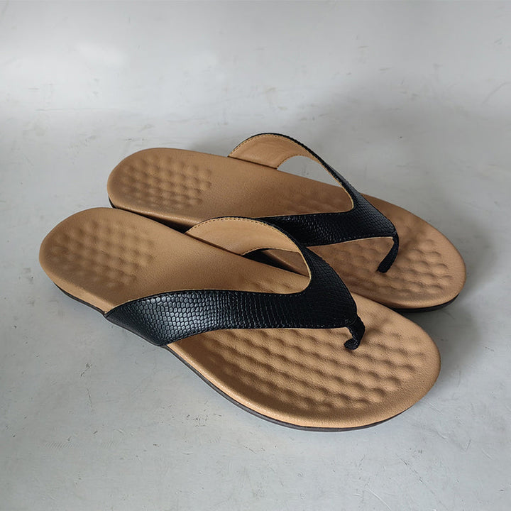 Ergonomische Luxus Damen Zehensandalen – Noa