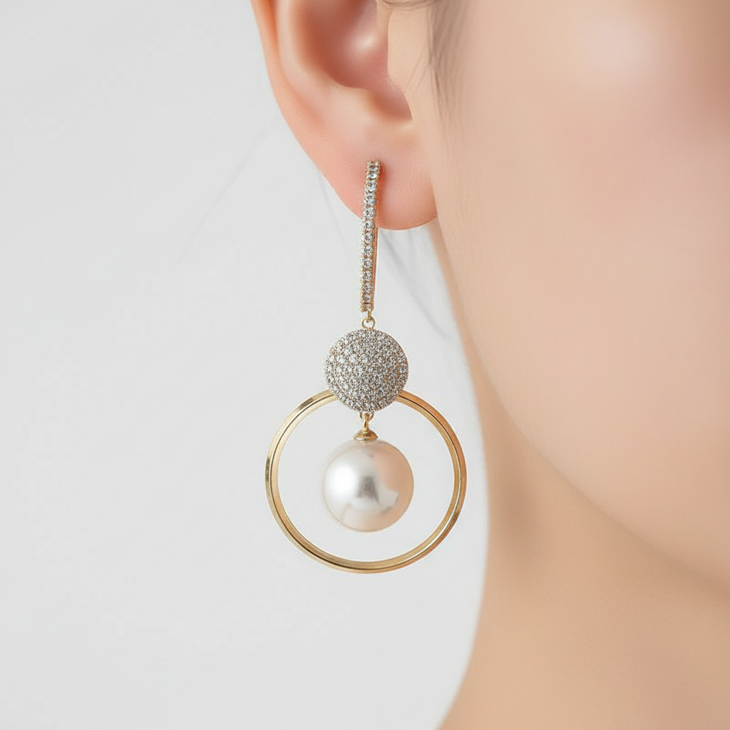 Ohrringe Mit Süßwasserperlen - ZirconJewelry