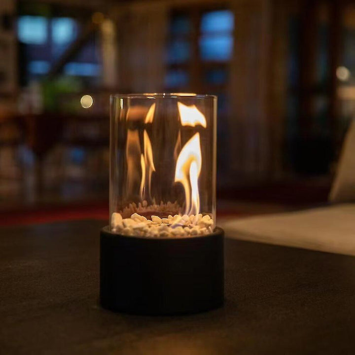 Klassische Öllampe mit offener Flamme - Lumora