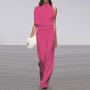 One-Shoulder Sleeveless Wide-Leg Jumpsuit - Carol