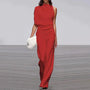 One-Shoulder Sleeveless Wide-Leg Jumpsuit - Carol