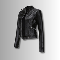 Stilvolle Damen Lederjacke in klassischem Design – Marlene