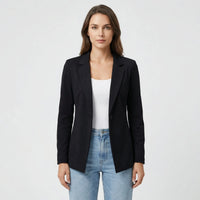 Open-Front Longline Women's Blazer - Barbara