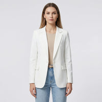 Open-Front Longline Women's Blazer - Barbara