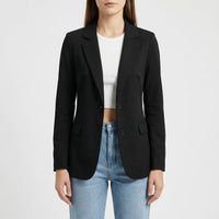 Open-Front Longline Women's Blazer - Barbara