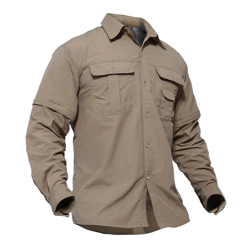 Outdoor Shirt With Zip-Off Sleeves - Ricardo