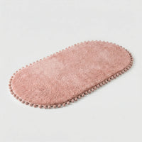 Ovaler Badteppich Mit Pompons - Pomvela