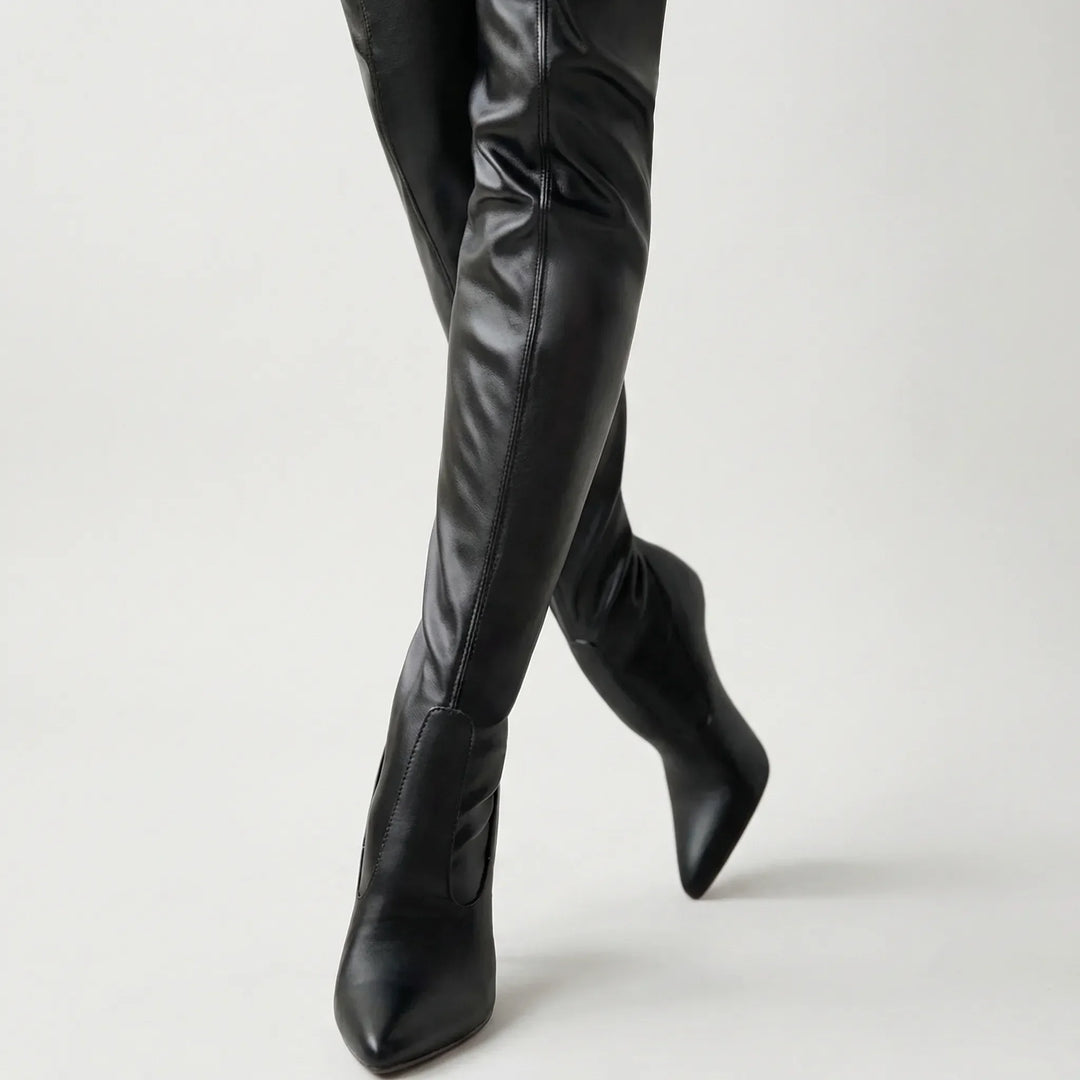 Over-The-Knee Pointed Toe Boot - Sandra