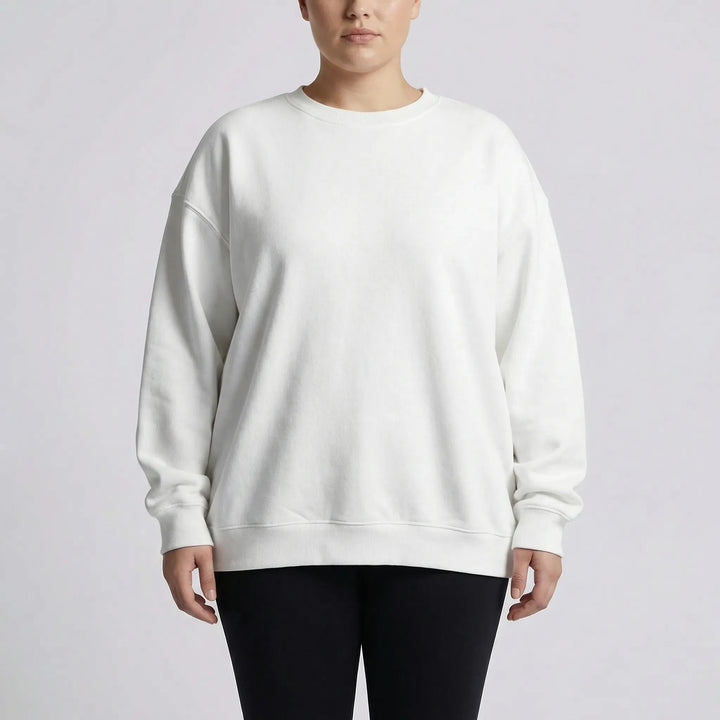 Oversize Sweatshirt Mit Rundhalsausschnitt - Christy