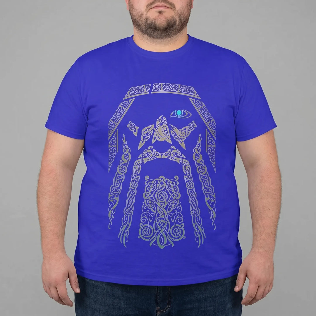 Oversize T-Shirt Mit Nordischem Print - Calvin