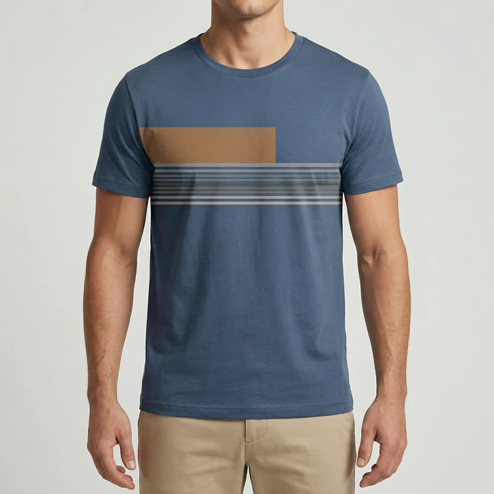 Oversize T Shirt Im Colour-Blocking-Design - Jesse