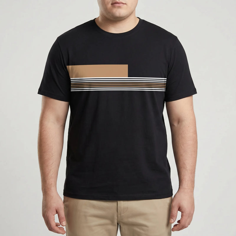 Oversize T Shirt Im Colour-Blocking-Design - Jesse