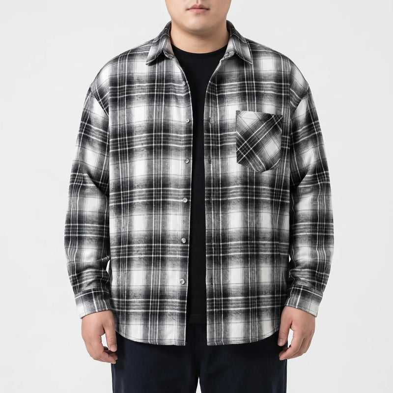 Oversized-Langarmhemd Mit Karomuster - Raymond