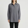 Oversized Blouse Met Omgeslagen Kraag - Blanca