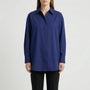 Oversized Blouse Met Omgeslagen Kraag - Blanca