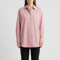 Oversized Blouse Met Omgeslagen Kraag - Blanca